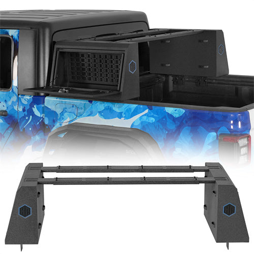 Load image into Gallery viewer, Hooke Road Universal Topsider Truck Tool Boxes w/ 2 Adjustable Crossbars b9916s 1