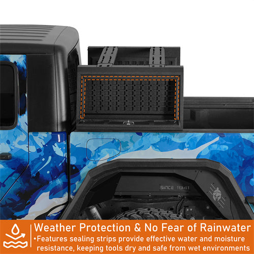 Load image into Gallery viewer, Hooke Road Universal Topsider Truck Tool Boxes w/ 2 Adjustable Crossbars b9916s 6