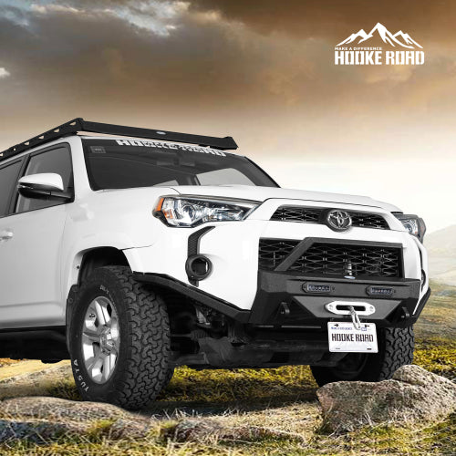 Load image into Gallery viewer, Hooke Road 2014-2024 Toyota 4Runner Front Bumper w/LED Spotlight b9809s 7