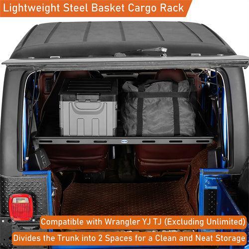 Load image into Gallery viewer, Hooke Road Interior Cargo Rack for 1987-2006 Jeep Wrangler YJ TJ, Excluding Unlimited b1067s 11