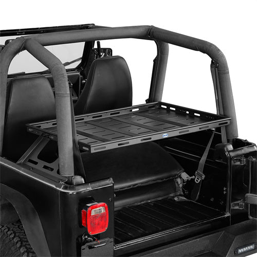 Hooke Road Interior Cargo Rack for 1987-2006 Jeep Wrangler YJ TJ, Excluding Unlimited b1067s 2