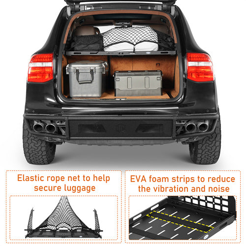 Load image into Gallery viewer, Hooke Road 2003-2010 Porsche Cayenne 955/957 Cargo Rack with Molle Panel b7206s 6