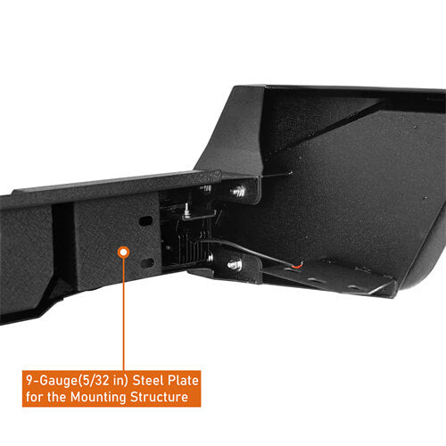 Load image into Gallery viewer, 2020-2024 Jeep Gladiator JT Rear Bumper Offroad Bumper 4x4 Truck Parts - Hooke Road b7019s 15