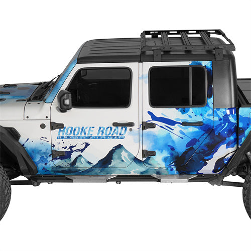 Load image into Gallery viewer, Hooke Road Jeep Gladiator Side Steps for 2020-2025 Jeep Gladiator JT b7023s 2