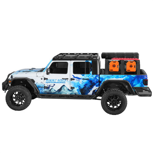 Load image into Gallery viewer, 18.8" Overland Bed Rack for Jeep Gladiator JT & Tacoma & Ford Ranger Hooke Road 9921s 2