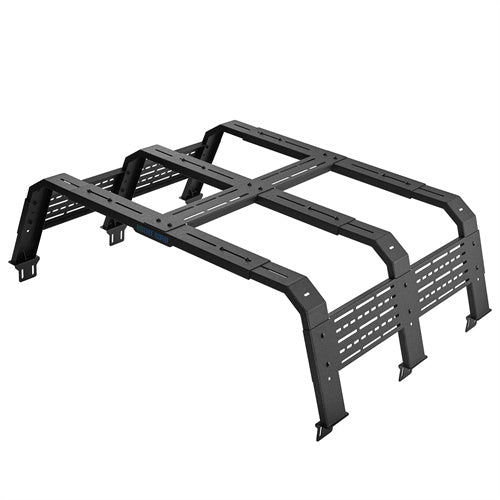 18.8" Overland Bed Rack for Jeep Gladiator JT & Tacoma & Ford Ranger Hooke Road 9921s 4