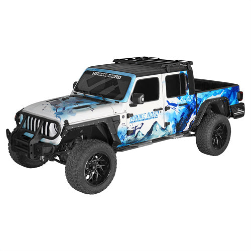 Load image into Gallery viewer, Hooke Road 2020-2025 Jeep Gladiator Rear Fender Flares b7020s 3