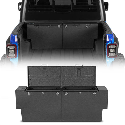 2020-2026 Jeep Gladiator Tool Box Lockable Storage Box - Hooke