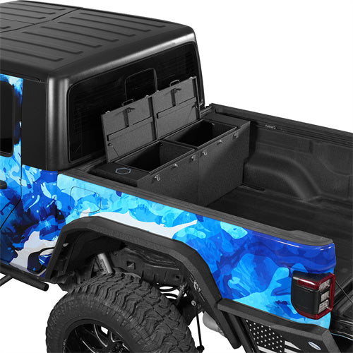 Hooke Road 2020-2025 Jeep Gladiator Tool Box Lockable Storage Box b7026s 2
