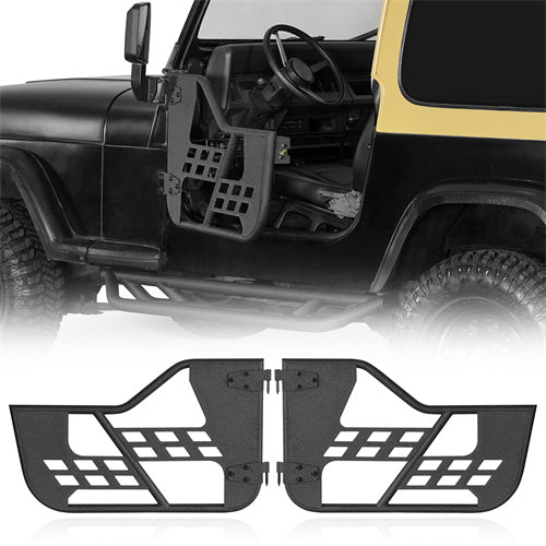 Jeep YJ Half Doors Tube Door Guards - Hooke Road – Hooke Road 4x4