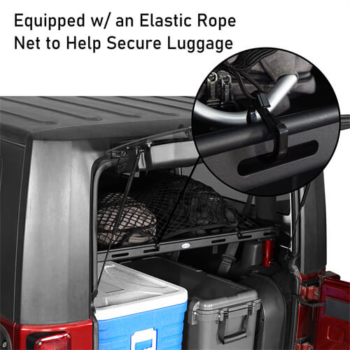 Load image into Gallery viewer, Jeep JK Interior Cargo Basket Storage For 2-Door Jeep Wrangler Parts - Hooke Road b20996s 11