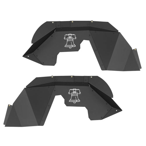 Load image into Gallery viewer, Hooke Road Jeep JK Aluminum Front Inner Fender Liners for 2007-2018 Jeep Wrangler JK b2115s 5