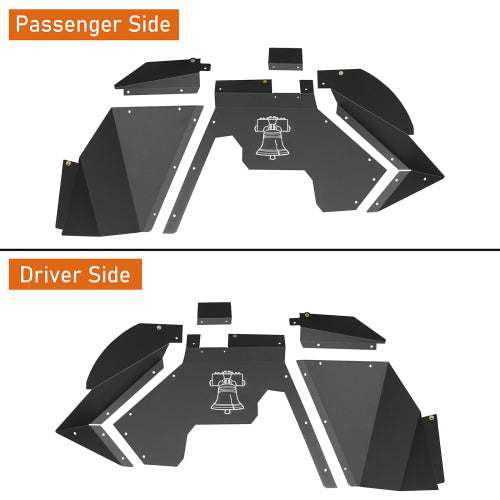 Load image into Gallery viewer, Hooke Road Jeep JK Aluminum Front Inner Fender Liners for 2007-2018 Jeep Wrangler JK b2115s 8