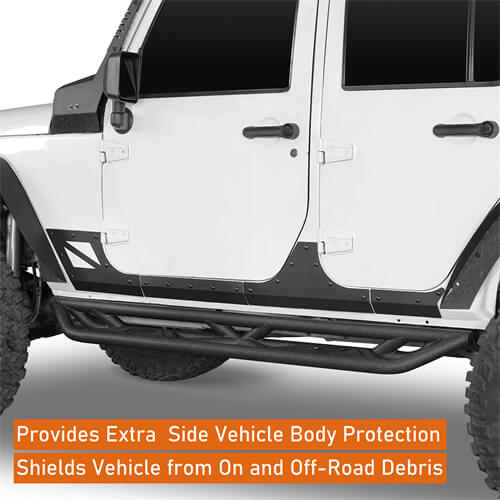 Load image into Gallery viewer, HookeRoad Jeep JK Body Armor Cladding for 2007-2018 Jeep Wrangler JK 4-Door b2045s 9