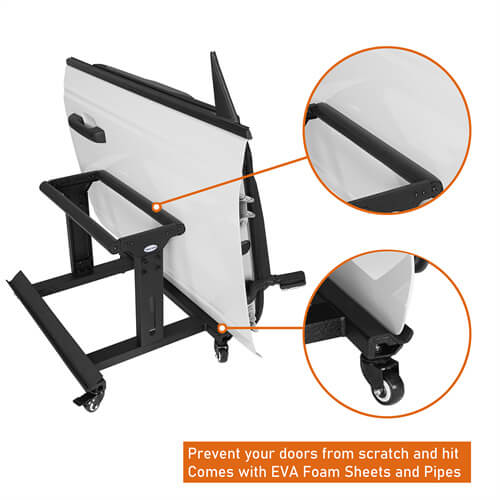 Load image into Gallery viewer, Door Storage Rack Cart Fits For 2 Doors 97-23 Jeep Wrangler TJ JK JL Gladiator JT & 21-23 Ford Bronco - HookeRoad b1033 16
