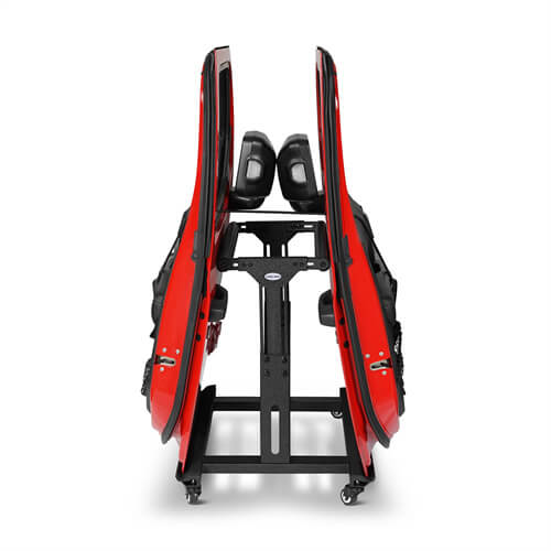 Load image into Gallery viewer, Door Storage Rack Cart Fits For 2 Doors 97-23 Jeep Wrangler TJ JK JL Gladiator JT & 21-23 Ford Bronco - HookeRoad b1033 4