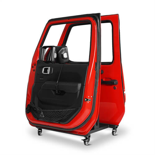 Load image into Gallery viewer, Door Storage Rack Cart Fits For 2 Doors 97-23 Jeep Wrangler TJ JK JL Gladiator JT & 21-23 Ford Bronco - HookeRoad b1033 5