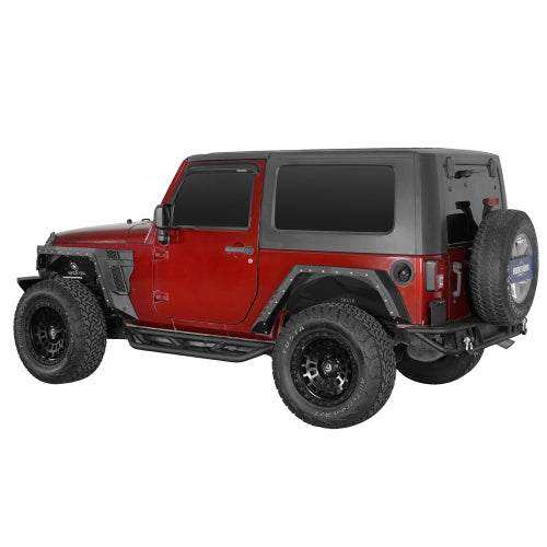 Load image into Gallery viewer, Hooke Road Jeep JK Front Fender Flares for 2007-2018 Jeep Wrangler JK b2103 3