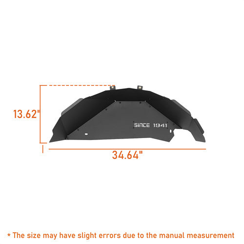 Load image into Gallery viewer, HookeRoad Jeep JK Front and Rear Inner Fender Liners for 2007-2018 Jeep Wrangler JK b21132114 6