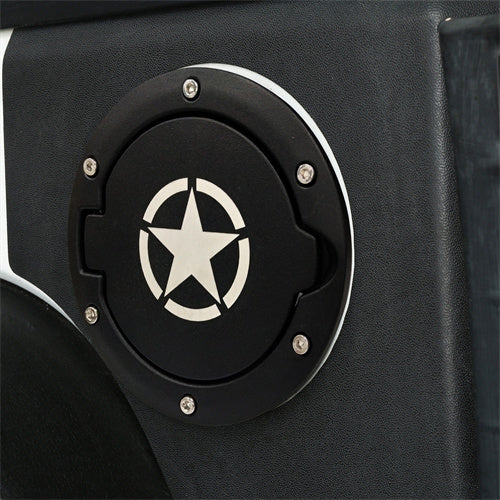 Load image into Gallery viewer, Hooke Road Jeep JK Gas Cap Cover Fuel Filler Door for 2007-2018 Jeep Wrangler JK & Unlimited mmr20074 3