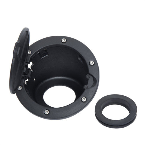 Load image into Gallery viewer, Hooke Road Jeep JK Gas Cap Cover Fuel Filler Door for 2007-2018 Jeep Wrangler JK & Unlimited mmr20074 5