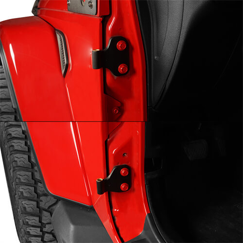 Load image into Gallery viewer, Black Door Hinge Kit Replacement For 2018-2022 Jeep Wrangler JL - Hooke Road mmr30125 10