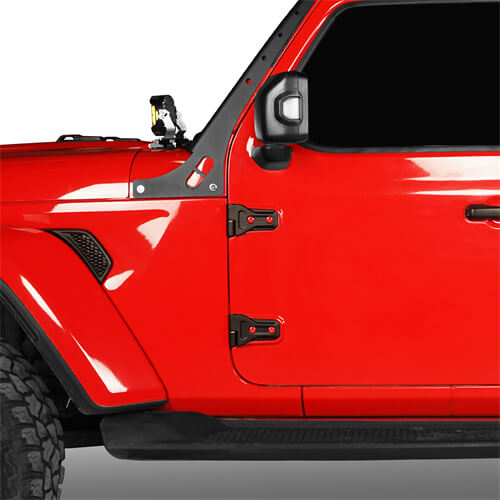 Load image into Gallery viewer, Black Door Hinge Kit Replacement For 2018-2022 Jeep Wrangler JL - Hooke Road mmr30125 11