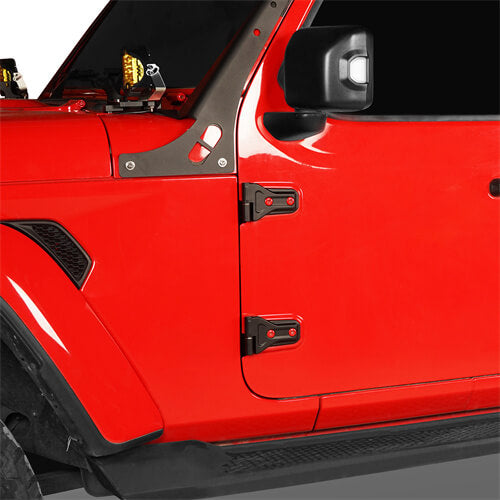 Load image into Gallery viewer, Black Door Hinge Kit Replacement For 2018-2022 Jeep Wrangler JL - Hooke Road mmr30125 12