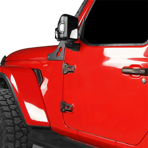 Load image into Gallery viewer, Black Door Hinge Kit Replacement For 2018-2022 Jeep Wrangler JL - Hooke Road mmr30125 13