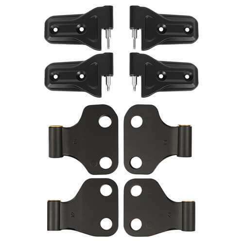 Load image into Gallery viewer, Black Door Hinge Kit Replacement For 2018-2022 Jeep Wrangler JL - Hooke Road mmr30125 17