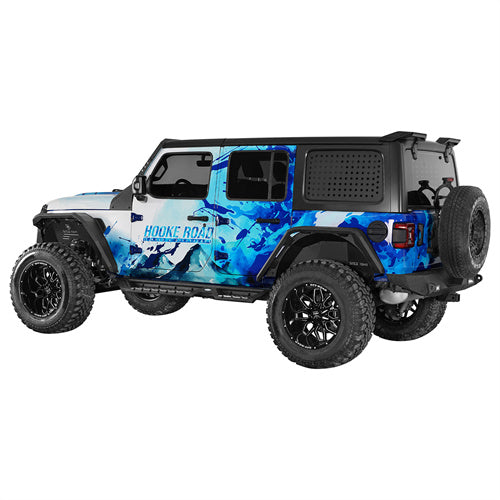 Load image into Gallery viewer, Hooke Road 2018-2025 Jeep JL Inner Fender Liner Front & Rear Aluminum b3085s 4