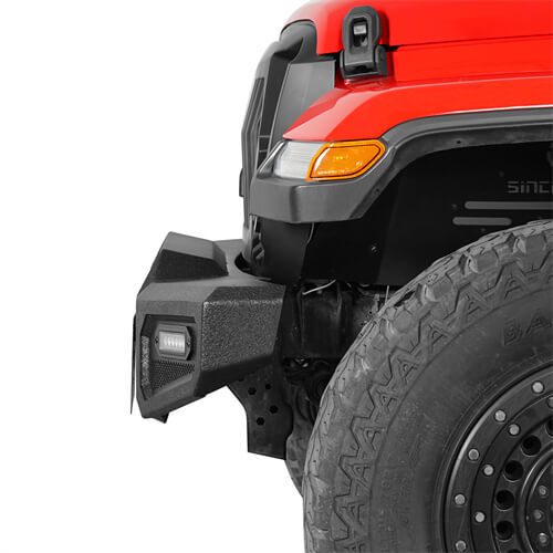 Load image into Gallery viewer, Jeep Wrangler JL Front Bumper Gladiator JT Front Bumper 4x4 Jeep Parts - Hooke Road b3065 3