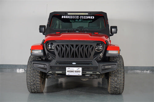 Load image into Gallery viewer, Jeep Wrangler JL Front Bumper Gladiator JT Front Bumper 4x4 Jeep Parts - Hooke Road b3065 4