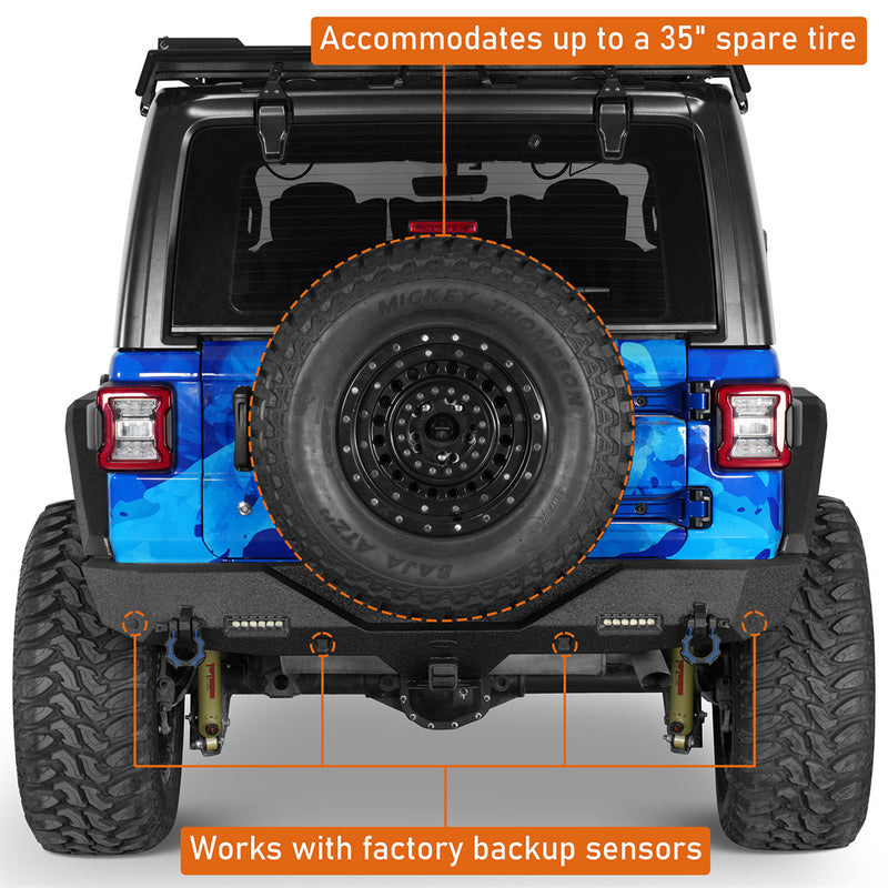 Load image into Gallery viewer, Hooke Road Front Bumper / Rear Bumper / Side Steps(18-26 Jeep Wrangler JL 4-Door)