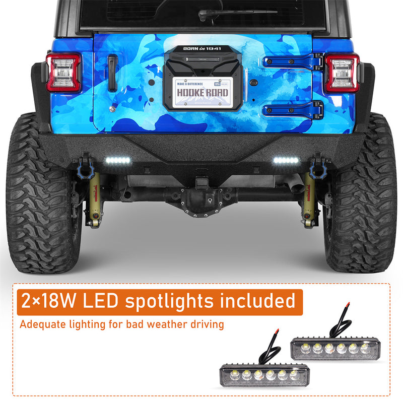 Load image into Gallery viewer, Hooke Road Jeep JL Mad Max Front Bumper & Rear Bumper Combo(18-26 Jeep Wrangler JL)