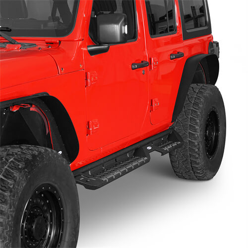 HookeRoad Jeep JL Side Steps Running Boards for 2018-2023 Jeep Wrangler JL b3045 8