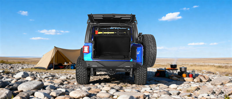 Load image into Gallery viewer, 2018-2026 Jeep JL 4-Door Hardtop Trunk MOLLE Panel Utility Rack Hooke Road 9