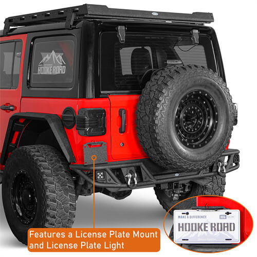 Load image into Gallery viewer, 2018-2024 Jeep Wrangler JL Rear Bumper Aftermarket Bumper 4x4 Jeep Parts - Hooke Road b3063s 8