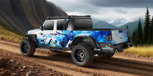 Load image into Gallery viewer, Hooke Road Jeep JT Flat Style Fender Flares for 2020-2024 Jeep Gladiator JT b7022ab 10