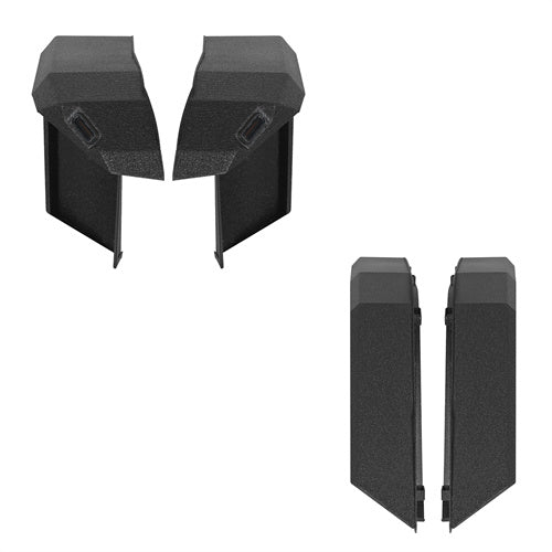 Load image into Gallery viewer, Hooke Road Jeep JT Flat Style Fender Flares for 2020-2024 Jeep Gladiator JT b7022ab 3