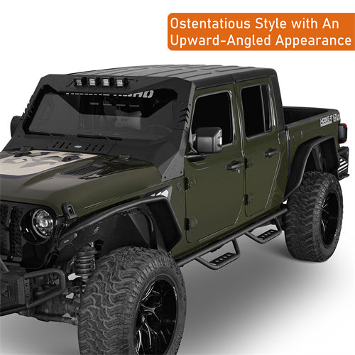 Load image into Gallery viewer, Hooke Road Jeep JT Flux Tube Fender Flares for 2020-2024 Jeep Gladiator JT b7021ab 10