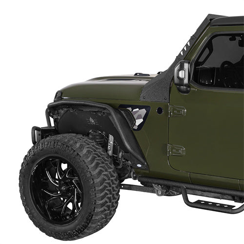 Load image into Gallery viewer, Hooke Road Jeep JT Flux Tube Fender Flares for 2020-2024 Jeep Gladiator JT b7021ab 3