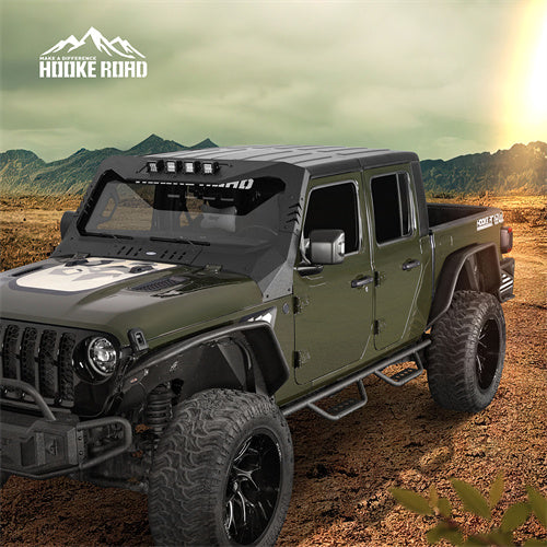 Load image into Gallery viewer, Hooke Road Jeep JT Flux Tube Fender Flares for 2020-2024 Jeep Gladiator JT b7021ab 5