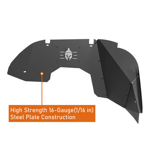 Load image into Gallery viewer, HookeRoad Jeep JT Front & Rear Inner Fender Liners for 2020-2023 Jeep Gladiator JT b70127013s 11