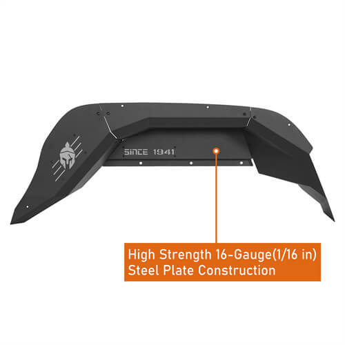 Load image into Gallery viewer, HookeRoad Jeep JT Front & Rear Inner Fender Liners for 2020-2023 Jeep Gladiator JT b70127013s 17