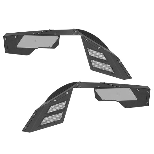 Load image into Gallery viewer, Hooke Road Jeep TJ Front Wheel Well Liners Front Inner Fender Liner for 1997-2006 Jeep Wrangler TJ b1034s 6