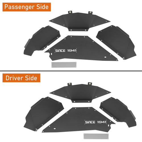 Load image into Gallery viewer, Hooke Road  Jeep TJ Rear Wheel Well Liners "Since 1941" for 1997-2006 Jeep Wrangler TJ b1035s 8