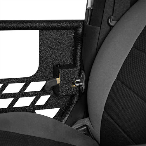 Load image into Gallery viewer, HookeRoad Jeep 2 Door Tube Doors Off Road Tubular doors for 2007-2018 Jeep Wrangler JK JKU b2016a 7