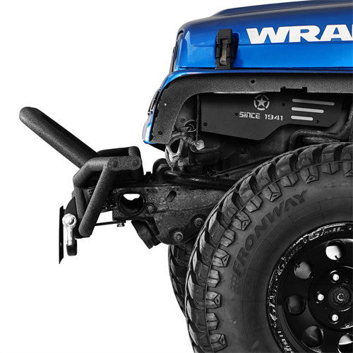 Load image into Gallery viewer, Hooke Road Jeep Tubular Front Bumper for 1997-2006 Jeep Wrangler TJ b1071s  4