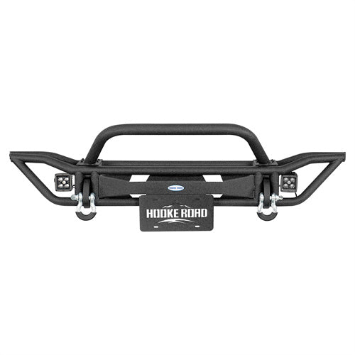 Load image into Gallery viewer, Hooke Road Jeep Tubular Front Bumper for 1997-2006 Jeep Wrangler TJ b1071s  6